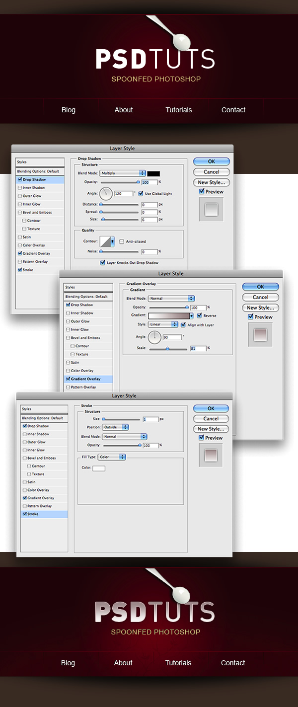 Стильная шапка для сайта *
