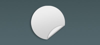 Стикер в стиле Web 2.0